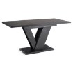 Mebel Elite Стіл Clark, розкладний, 120–160 см, чорний мармур, PM.DUBAJ/CZM/S - Home Club, зображення 5