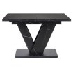 Mebel Elite Стіл Clark, розкладний, 120–160 см, чорний мармур, PM.DUBAJ/CZM/S - Home Club, зображення 6