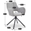 Mebel Elite Стул Flav, серый, ME.FLAV/P/CZ/TB/K - Home Club, изображение 12