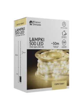 Chomik Светодиодные лампы Micro на катушке 500L теплый белый, длина 3 + 50 м, LED0115 - Home Club