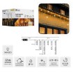 Chomik Завеса Sople 300L Теплый Белый + Холодный Flash, Длина 3 + 12 М, LED9843 - Home Club, изображение 3