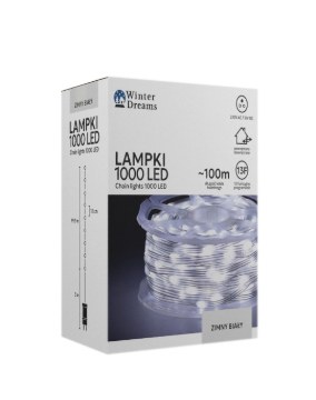 Chomik Светодиодные лампы Micro на катушке 1000L, холодный белый, длина 3 + 100 м, LED8561 - Home Club