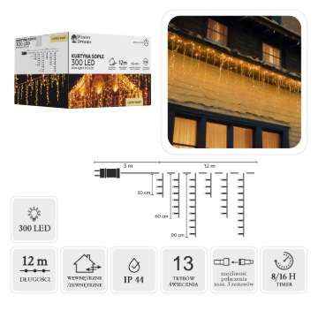 Chomik Картина Sople 300L Тепло-Біла Довжина 3 + 12 М, LED9829 - Home Club