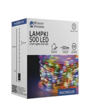 Chomik Светодиодные лампы на катушке 500L, многоцветные, длина 3 + 50 м, LED8547 - Home Club