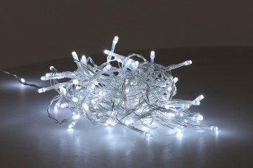 Chomik Светодиодные лампы с мелодией Usb 100L холодный белый, длина 0,3 + 10 м, LED8509 - Home Club