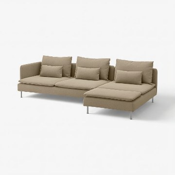 ИКЕА Диван для 4 человек с шезлонгом SÖDERHAMN, 596.217.81 - Home Club
