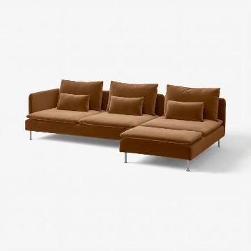 ИКЕА Диван для 4 человек с шезлонгом SÖDERHAMN, 996.216.61 - Home Club