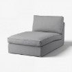 Шезлонг, Тибблби бежевый, серый