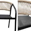 Kontrasto Стілець Portino 53x62x75 см, чорний/натуральний, OME-KRZ-00004 - Home Club, зображення 3