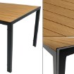 Kontrasto Стіл Allen-St 190x90x74 см, чорний/натуральний, OME-STO-00007 - Home Club, зображення 3