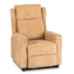 Mebel Elite Розкладне крісло Spencer, коричневе, з вельветової тканини, ME.SPENCER/BR/SZTR/FW - Home Club, зображення 3