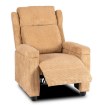 Mebel Elite Розкладне крісло Spencer, коричневе, з вельветової тканини, ME.SPENCER/BR/SZTR/FW - Home Club, зображення 4