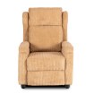 Mebel Elite Розкладне крісло Spencer, коричневе, з вельветової тканини, ME.SPENCER/BR/SZTR/FW - Home Club, зображення 5