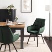 Mebel Elite Вращающееся кресло Luna, зеленое, велюровое, ME.LUNA/Z/V/K - Home Club, изображение 2