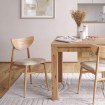 Mebel Elite Стілець Braga Дуб/Бежевий, ME.BRAGA/KR/D/T/K - Home Club, зображення 2