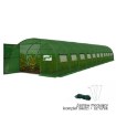 Garden Line 12-сегментный садовый пленковый туннель, зеленый, 12 x 5 x 2 м, с дверью на петлях, TUN5115 - Home Club, изображение 4