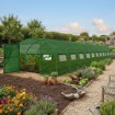 Garden Line 12-сегментный садовый пленковый туннель, зеленый, 12 x 5 x 2 м, с дверью на петлях, TUN5115 - Home Club, изображение 5
