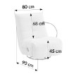 Kontrasto Fw104 Кресло Cosmo, модель J, серый, Meb000734 - Home Club, изображение 10