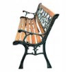 Kontrasto Lo1000-2 Садовая скамейка 126x52x73,50 см, 5.23.14140 - Home Club, изображение 6
