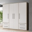 Forte Шафа 210 см із шухлядами, дуб «Сонома»/білий, MKSS841-Q36 - Home Club, зображення 8