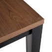 Mebel Elite Раздвижной стол Max 80–160 см, орех «Ницца»/чёрный, W.MAX/ONI/CZ/S - Home Club, изображение 4