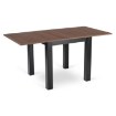 Mebel Elite Раздвижной стол Max 80–160 см, орех «Ницца»/чёрный, W.MAX/ONI/CZ/S - Home Club, изображение 5