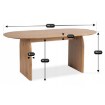 Mebel Elite Стол Tino, овальный, 190 см, дуб, ME.TINO/D/S - Home Club, изображение 7