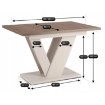 Mebel Elite Стол Clark, раскладной, 120–160 см, орех/кашмир, PM.DUBAJ/O/KASZ/S - Home Club, изображение 10