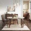 Mebel Elite Стіл Harry, розкладний, 102–142 см, травертин/горіх «Ніцца», W.HARRY/TRAW/ONI/S - Home Club, зображення 3