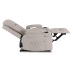Mebel Elite Массажное кресло Box с функцией раскладывания, для отдыха, с подставкой для ног, серого цвета, из экокожи, ME.BOX/P/E/FW - Home Club, изображение 6