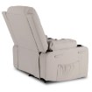 Mebel Elite Массажное кресло Box с функцией раскладывания, для отдыха, с подставкой для ног, серого цвета, из экокожи, ME.BOX/P/E/FW - Home Club, изображение 7