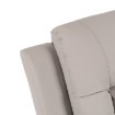 Mebel Elite Массажное кресло Box с функцией раскладывания, для отдыха, с подставкой для ног, серого цвета, из экокожи, ME.BOX/P/E/FW - Home Club, изображение 9