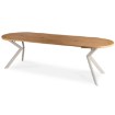 Mebel Elite Раздвижной стол Lukas 100–250 см, дуб/кашмир, ME.LUKAS/D/KASZ/S - Home Club, изображение 6