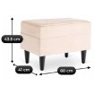 Mebel Elite Кресло для отдыха Evan 2 с подставкой для ног, бежевое, велюровое, ME.EVAN2/BZ/CZ/V/FWPD - Home Club, изображение 9