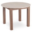 Mebel Elite Стол James, раскладной, 103–223 см, травертин/орех «Ницца», W.JAMES/TRAW/ONI/S - Home Club