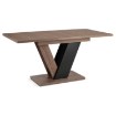 Mebel Elite Стол Clark, раскладной, 120–160 см, орех/чёрный, PM.DUBAJ/O/CZ/S - Home Club, изображение 5