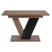 Mebel Elite Стол Clark, раскладной, 120–160 см, орех/чёрный, PM.DUBAJ/O/CZ/S - Home Club, изображение 6