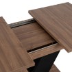 Mebel Elite Стол Clark, раскладной, 120–160 см, орех/чёрный, PM.DUBAJ/O/CZ/S - Home Club, изображение 8