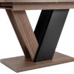 Mebel Elite Стол Clark, раскладной, 120–160 см, орех/чёрный, PM.DUBAJ/O/CZ/S - Home Club, изображение 10