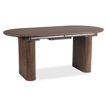 Mebel Elite Раздвижной стол Oval, 180–220 см, орех, ME.OVAL/O/S - Home Club