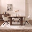 Mebel Elite Розкладний стіл Oval 180–220 см, горіх, ME.OVAL/O/S - Home Club, зображення 2