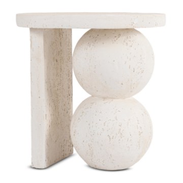 Mebel Elite Столик Rico 45,5 см, кремовый/бежевый, современный, ME.RICO/KR-BZ/MGO/L - Home Club