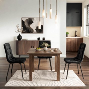 Mebel Elite Раздвижной стол Max 80–160 см, орех, Nicea, W.MAX/ONI/S - Home Club