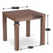 Mebel Elite Раздвижной стол Max 80–160 см, орех, Nicea, W.MAX/ONI/S - Home Club, изображение 8
