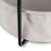 Mebel Elite Столик Varano, чорний/бежевий, ME.VARANO/CZ/BZ/L - Home Club, зображення 5