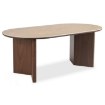 Mebel Elite Стол Darius, овальный, 200 см, травертин/орех, ME.DARIUS/TRAW/O/CER/S - Home Club, изображение 4