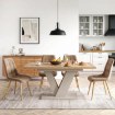 Mebel Elite Стол Clark, раскладной, 120–160 см, дуб «Artisan»/«Кашмир», PM.DUBAJ/A/KASZ/S - Home Club, изображение 3