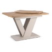 Mebel Elite Стол Clark, раскладной, 120–160 см, дуб «Artisan»/«Кашмир», PM.DUBAJ/A/KASZ/S - Home Club, изображение 4