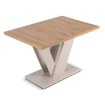 Mebel Elite Стол Clark, раскладной, 120–160 см, дуб «Artisan»/«Кашмир», PM.DUBAJ/A/KASZ/S - Home Club, изображение 7