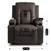 Mebel Elite Массажное кресло Box темно-коричневого цвета из экокожи, ME.BOX/BR/E/FW - Home Club, изображение 15